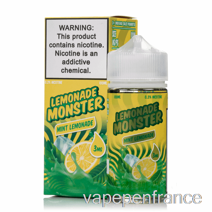 Menthe - Monstre De Limonade - Stylo Vape 100ml 0mg